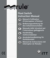 ITT Rule Float Switch Manuel D'utilisation