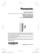 Panasonic KX-HNS101EX1 Guide D'installation