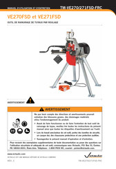 Victaulic VE271FSD Manuel D'utilisation Et D'entretien