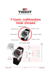 Tissot T-Touch Mode D'emploi