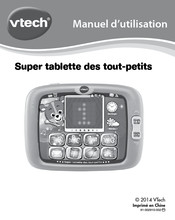 VTech Super tablette des tout-petits Manuel D'utilisation