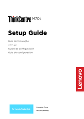 Lenovo ThinkCentre M70c Guide De Configuration