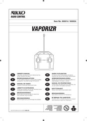Nikko VAPORIZR Guide D'utilisation
