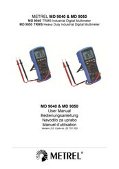 METREL MD 9050 Manuel D'utilisation