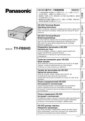 Panasonic TY-FB9HD Mode D'emploi