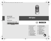 Bosch IXO Spice Notice Originale