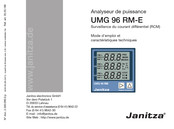 janitza UMG 96 RM-E Mode D'emploi