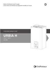 CHAFFOTEAUX URBIA H 25 CF Notice D'utilisation