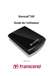 Transcend StoreJet 25F Guide De L'utilisateur