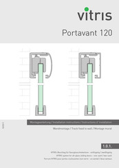 Vitris Portavant 120 Instructions D'installation