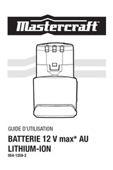 MasterCraft 054-1259-2 Guide D'utilisation