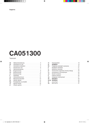 Gaggenau CA051300 Instructions D'utilisation