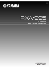 Yamaha RX-V995 Mode D'emploi