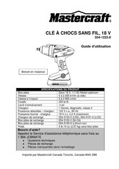 MasterCraft 054-1222-8 Guide D'utilisation