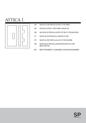 Porcelanosa ATTICA 1 Manuel D'installation Et De L'utilisateur