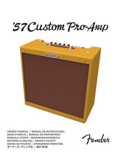 Fender '57 Custom Pro-Amp PR 2515 Mode D'emploi