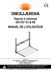 Dhollandia DH-VO.15.K1 Manuel De L'utilisateur