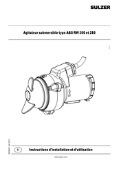 Sulzer RW 280 Instructions D'installation Et D'utilisation