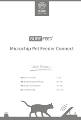 SURE petcare SUREFEED Microchip Pet Feeder Connect Guide D'utilisation