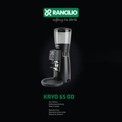 Rancilio KRYO 65 OD Mode D'emploi