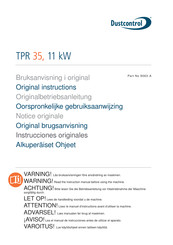 Dustcontrol TPR 35 Notice Originale