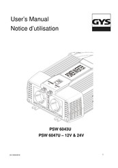 GYS PSW 6047U Notice D'utilisation