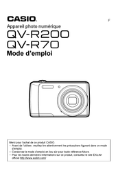Casio QV-R70 Mode D'emploi