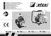 Efco PC 1050 Manuel D'utilisation Et D'entretien