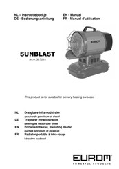 EUROM SUNBLAST Manuel D'utilisation