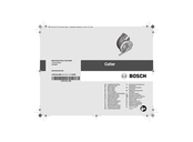 Bosch Cutter Notice Originale