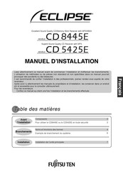 Eclipse CD 5425E Manuel D'installation