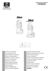 Zenit blue PROFESSIONAL Manuel D'utilisation Et De Maintenance