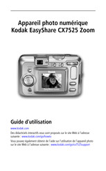 Kodak EasyShare CX7525 Zoom Guide D'utilisation