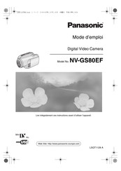 Panasonic NV-GS80EF Mode D'emploi