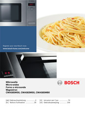 Bosch CMA585MS0 Notice D'utilisation