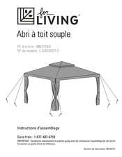 for Living L-GZ512PST-C Instructions D'assemblage