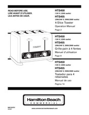 Hamilton Beach Commercial HTS450 Manuel D'utilisation