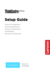 Lenovo ThinkCentre M70c Guide De Configuration