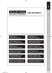 König Electronic CMP-MODEMA11 Mode D'emploi