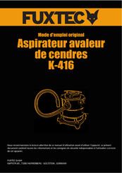 FUXTEC K-416 Mode D'emploi Original