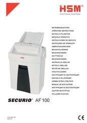 HSM SECURIO AF100 Notice D'utilisation