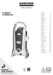 Kärcher K 2 Battery Mode D'emploi