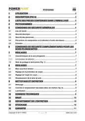 Powerplus POWX0560 Mode D'emploi