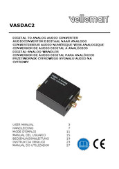 Velleman VASDAC2 Mode D'emploi