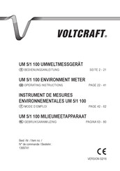 VOLTCRAFT UM 5/1 100 Mode D'emploi
