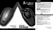 Cobra microTALK CXT225C Manuel D'utilisation