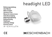 Eschenbach headlight LED Mode D'emploi