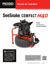 RIDGID SeeSnake COMPACT M40 Manuel De L'opérateur