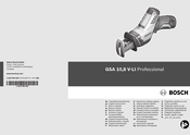 Bosch Professional GSA 10,8 V-LI Notice Originale