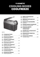 Dometic CoolFreeze CDF11 Notice D'utilisation